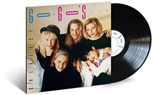 The Go-Go's - Greatest Hits album cover and black vinyl.