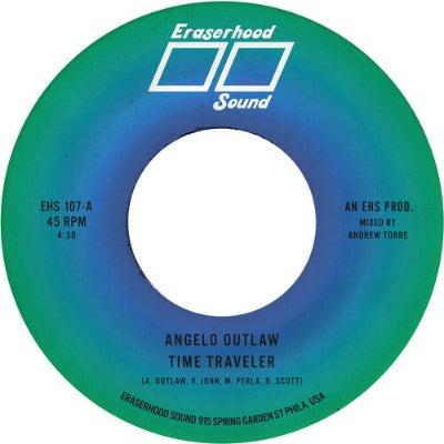 Angelo Outlaw Time Traveler 7 inch record