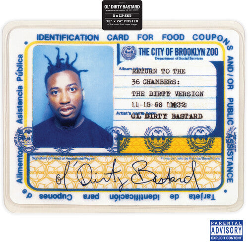 Ol' Dirty Bastard - Return to the 36 Chambers album cover.
