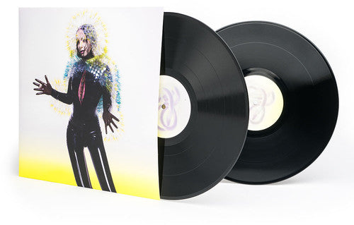 Bjork - Vulnicura album cover with two black vinyls.