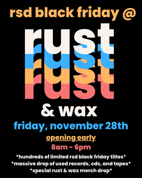 Graphic of poster for RSD Black Friday