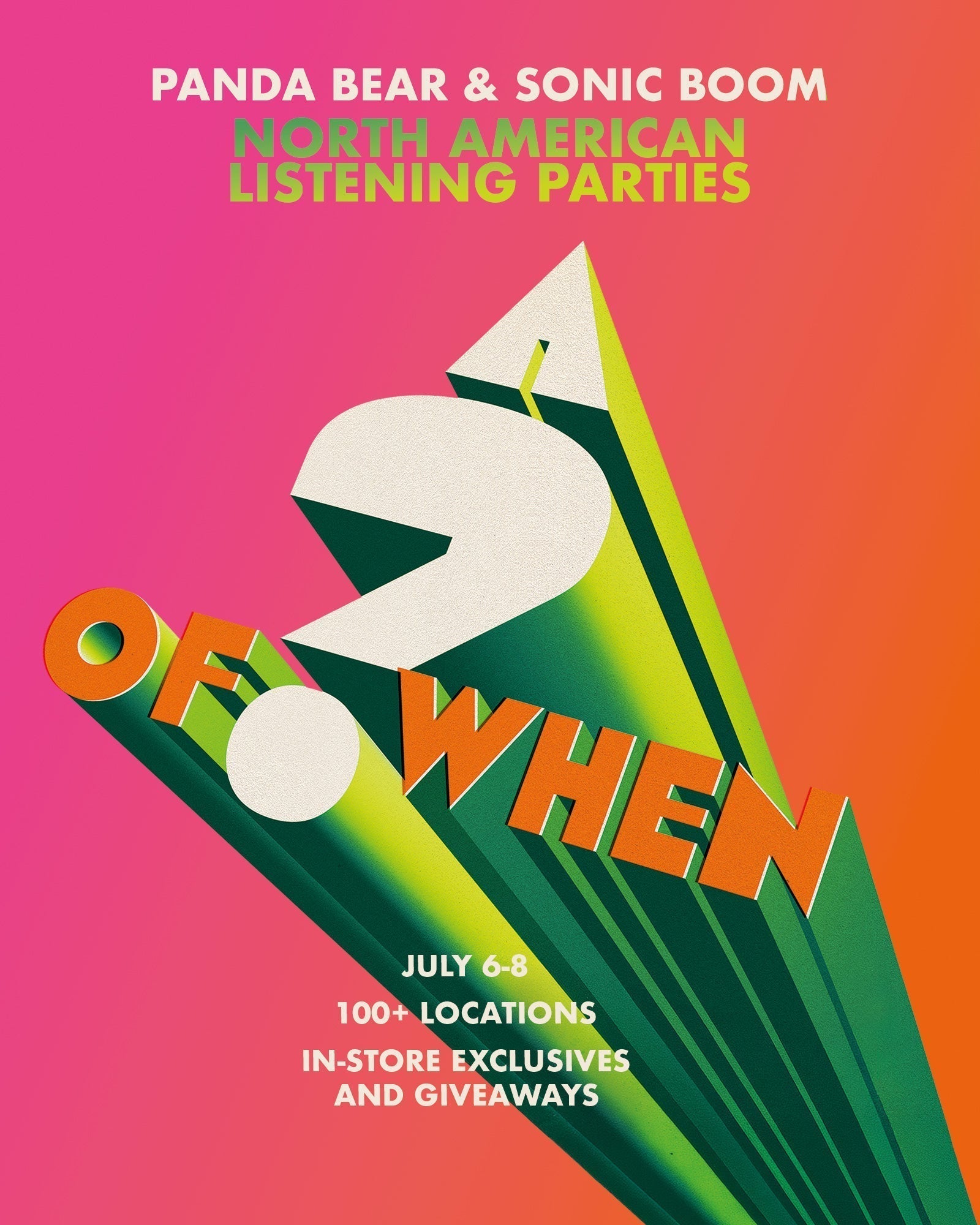 Graphic for Panda Bear & Sonic Boom A Question of When Listening Party