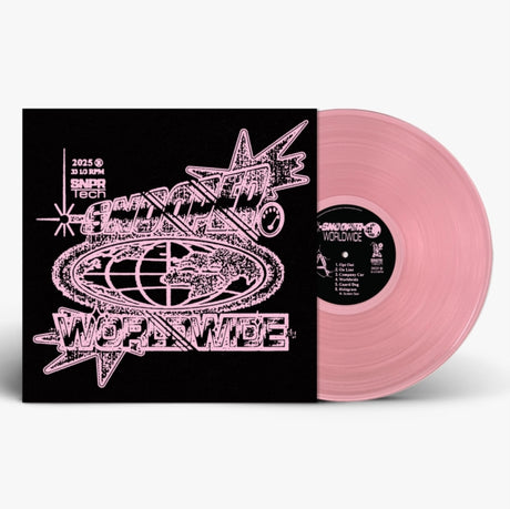 Snooper "Worldwide" album cover shown with a light pink colored vinyl record