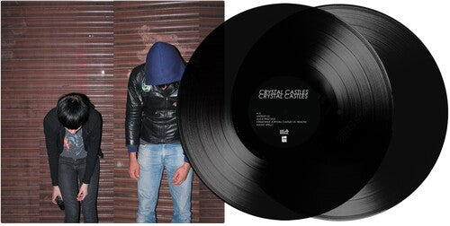 Crystal Castles "Crystal Castles" album cover with two black vinyl.