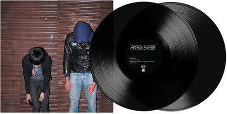 Crystal Castles "Crystal Castles" album cover with two black vinyl.