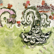Album cover for Mojave 3 'Puzzles Like You' featuring artistic design with swirling patterns and colorful elements on a textured background.