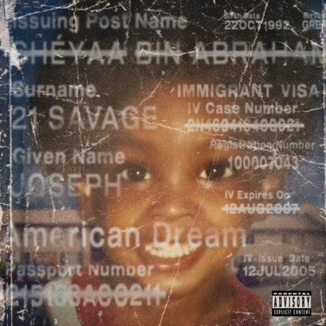 21 Savage - American Dream album cover. 