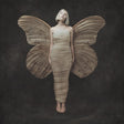 Aurora "All My Demons Greeting Me As A Friend" album cover featuring a person with butterfly wings against a dark background