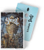 Ghost - IMPERA cassette cover with baby blue cassette shown with a white background