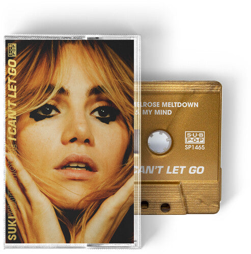 Suki Waterhouse cassette cover with gold cassette shown