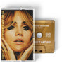 Suki Waterhouse cassette cover with gold cassette shown