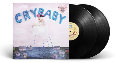 Melanie Martinez "Cry Baby" album cover with two black vinyl