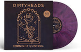 Dirty Heads 'Midnight Control' album cover shown with a purple vinyl record