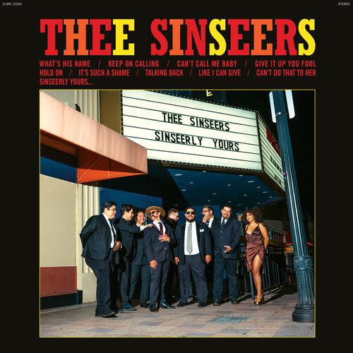 Thee Sinseers - Sinseerly Yours album cover. 