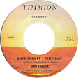 Jimi Tenor & Cold Diamond & Mink - Gaia Sunset 7" label. 