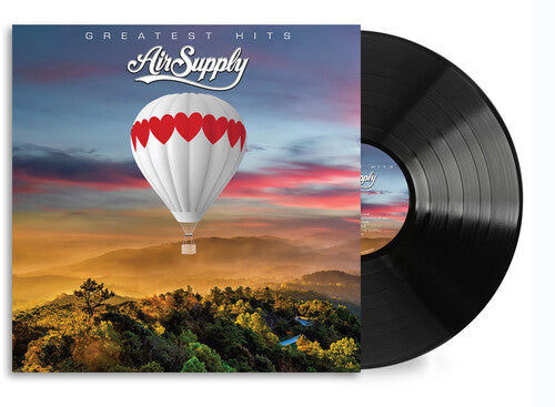 Air Supply - Greatest Hits album cover with standard black vinyl