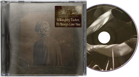 Ethel Cain "Willoughby Tucker, I'll Always Love You" CD album cover shown in a jewel case with a CD