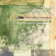Album cover with text 'The Mercury Program from the vapor of gasoline' on a textured green and brown background.