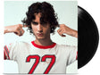 Sombr "I barely know her" album cover with black vinyl