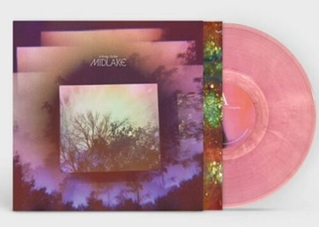 Midlake "A Bridge To Far" album cover shown with a blush colored vinyl record