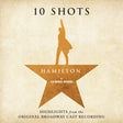 Album cover for '10 Shots' featuring a silhouette of a person on a star with 'Hamilton' text.