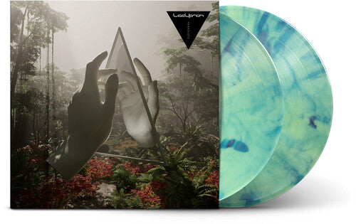 Ladytron - Paradises album cover and 2LP green marble vinyl. 