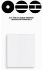 Album cover for BTS's 5th album 'Arirang' with black text on a white background
