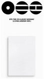 Album cover for BTS's 5th album 'Arirang' with black text on a white background