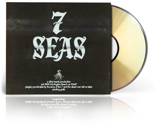 Dirty Heads '7 Seas' album cover shown with a light gold colored CD