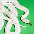 Deftones "private music" album cover featuring a White snake on a green background