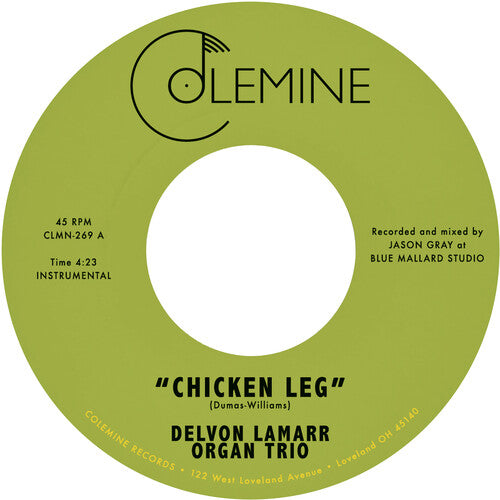 Delvon Lamarr Organ Trio - Chicken Leg / If I Could 7" label