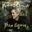 Album cover with a portrait of a person and the text 'Rodney Crowell Then Again' against a textured background.