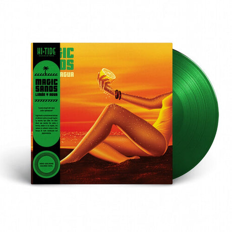 Magic Sands - Limon Y Agua album cover and green vinyl