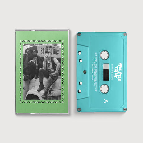 Twisted Teens - Blame the Clown cassette cover with blue cassette shown