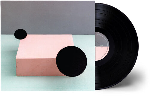 Son Lux - Out Into album cover with black vinyl shown
