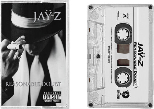 Jay-Z - Reasonable Doubt cassette cover with cassette shown