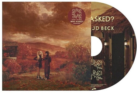 Album cover showing a sepia-toned landscape scene with Domi & JD Beck standing outdoors, alongside the CD disc on the right.