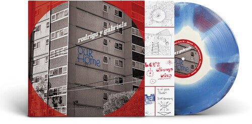 Rodrigo Y Gabriela - Our Home album cover with Red, White & Blue vinyl shown