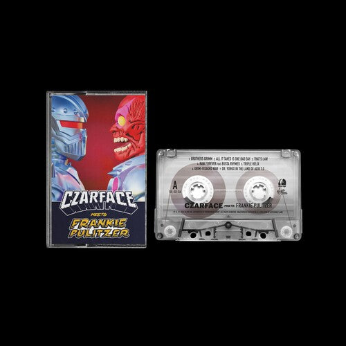 Czarface - Czarface Meets Frankie Pulitzer cassette cover with clear cassette shown