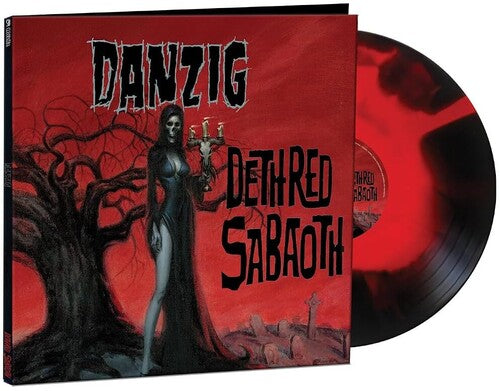 Danzig - Deth Red Sabaoth album cover with black/red haze vinyl shown
