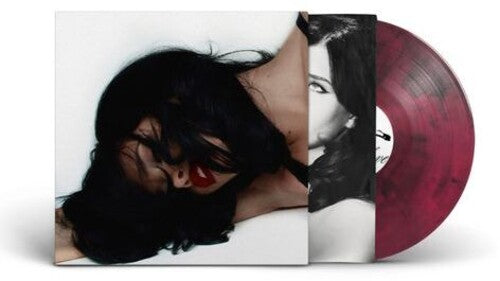 Nessa Barrett - Tough Love album cover with Red and Black Vinyl shown