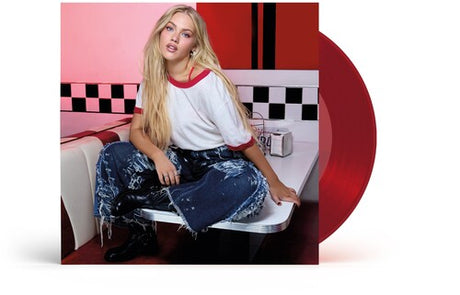 Freya Skye - bad taste 7 inch vinyl cover with translucent red vinyl shown
