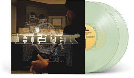 Hi-Tek - Hi-teknology album cover with clear vinyl shown