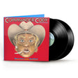 Vinyl records with a red album cover featuring a person in a cowboy hat and text 'Commander Cody & The Lost Planet Airmen'.
