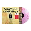 A Day to Remember - For Those Who Have Heart album cover shown with pink splatter colored vinyl record