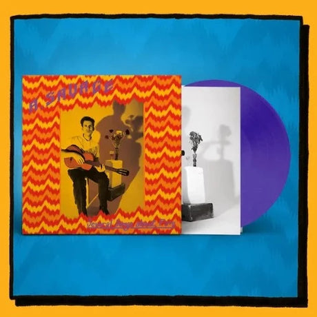 A. Savage - Several Songs About Fire album cover, insert, and purple vinyl. 