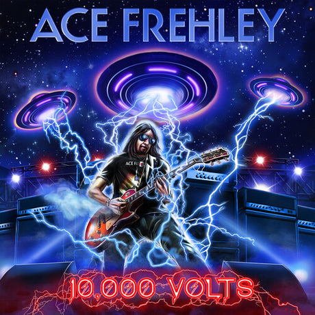 Ace Frehley - 10,000 Volts album cover. 