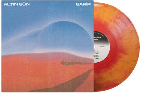 Altin Gun - Garip album cover and sunburst orange vinyl