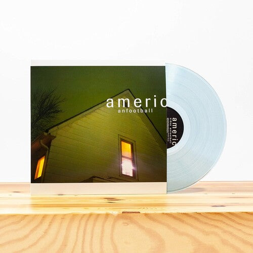 American Football - American Football album cover and blue translucent vinyl. 