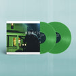 American Football (Live in Los Angeles) album cover and 2LP green vinyl  